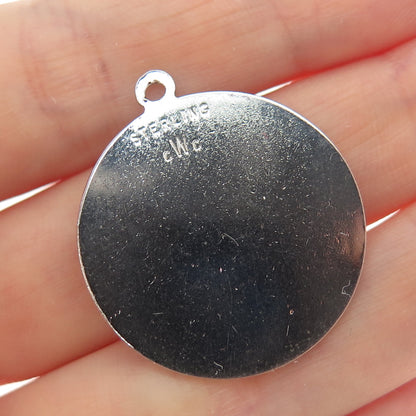 925 Sterling Silver Vintage 1961 CWC New York World's Fair Charm Pendant