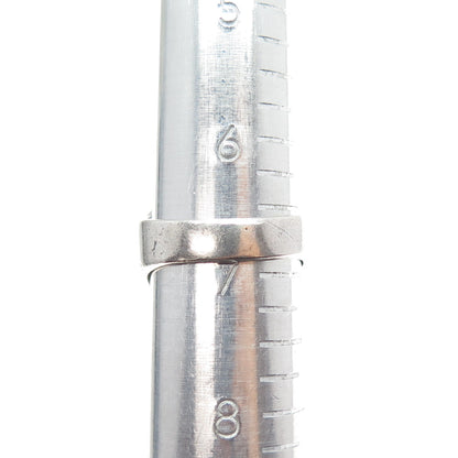 925 Sterling Silver Vintage Real Amethyst & Blue Topaz Modernist Ring Size 7