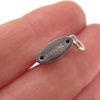 Art's Elegance 925 Sterling Silver Vintage Cigarette Lighter 3D Charm Pendant