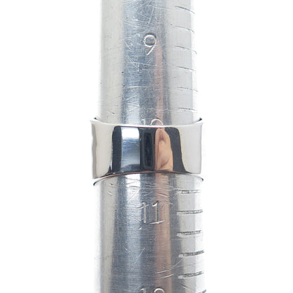 925 Sterling Silver Round-Cut Shaped C Z Square Domed Wide Ring Size 10.5