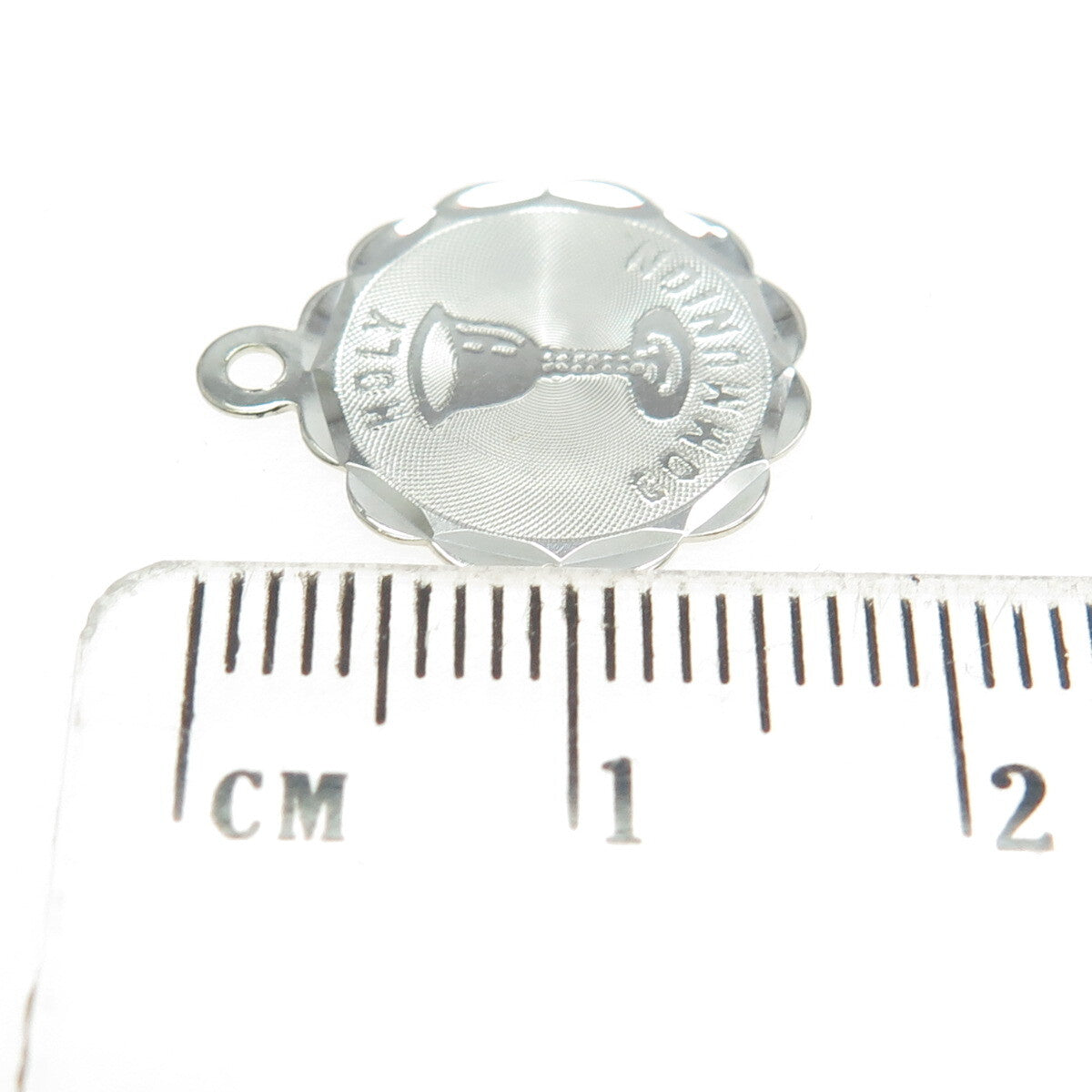 CREA 925 Sterling Silver Vintage "Holy Communion" Goblet Pendant