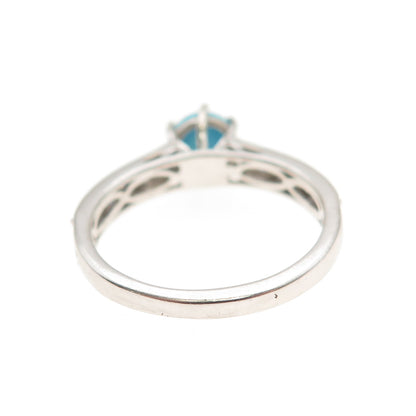Chuck Clemency 925 Sterling Silver Real Turquoise & Iolite Ring Size 7