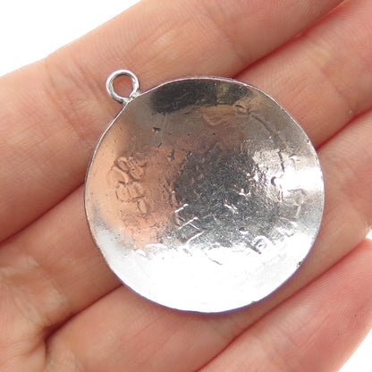 Old Pawn 925 Sterling Silver Vintage Southwestern Kokopelli Tribal Pendant