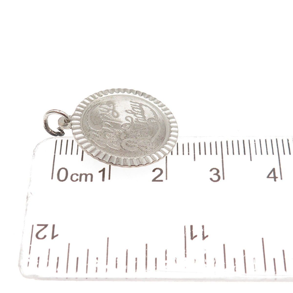 925 Sterling Silver Vintage ISJC Happy Birthday Mini Charm Pendant