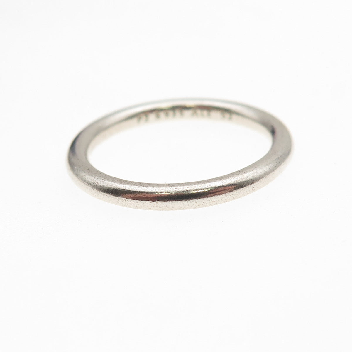 Pandora 925 Sterling Silver Stackable Wedding Band Ring Size 6