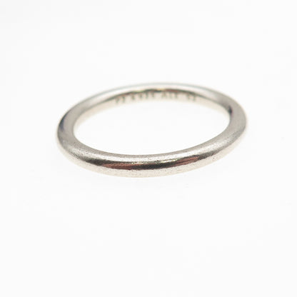 Pandora 925 Sterling Silver Stackable Wedding Band Ring Size 6