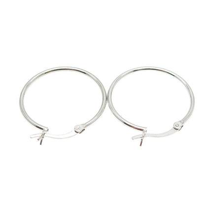 925 Sterling Silver Hoop Earrings