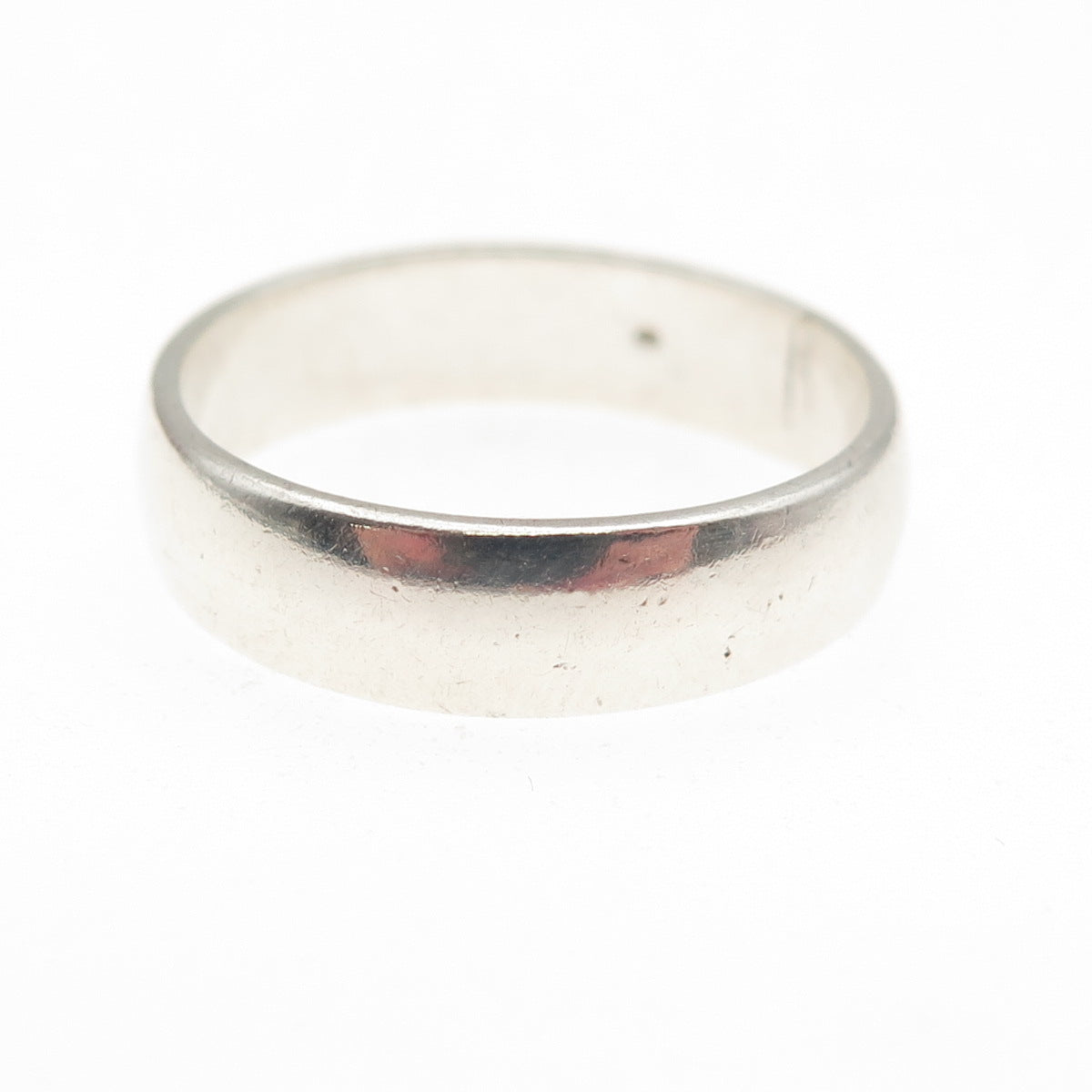 925 Sterling Silver Vintage Classic Wedding Band Ring Size 9.25