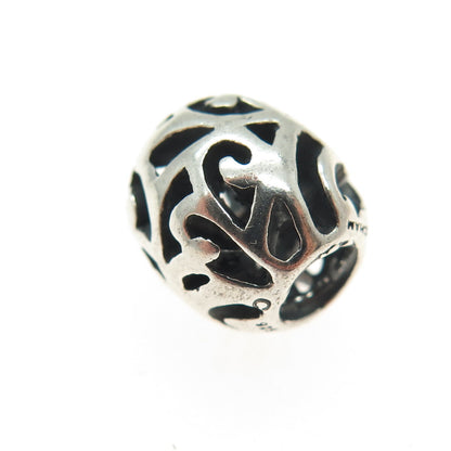 CHAMILIA 925 Sterling Silver Ornate Bead Charm