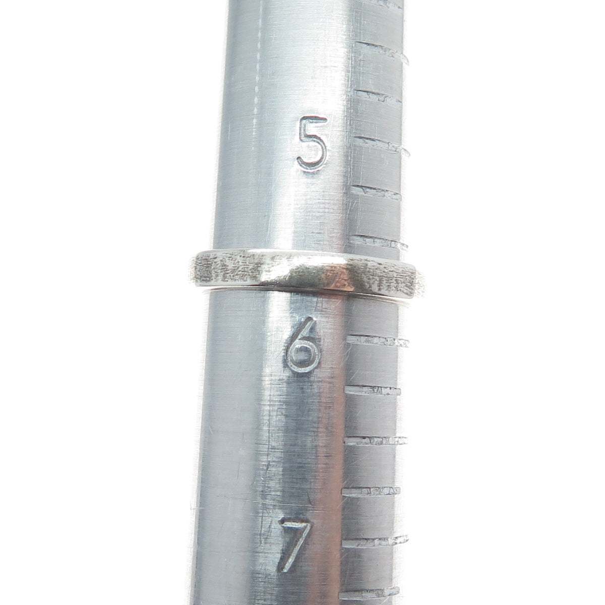 Old Pawn 925 Sterling Silver Vintage Kingman Turquoise Oxidized Ring Size 5.75