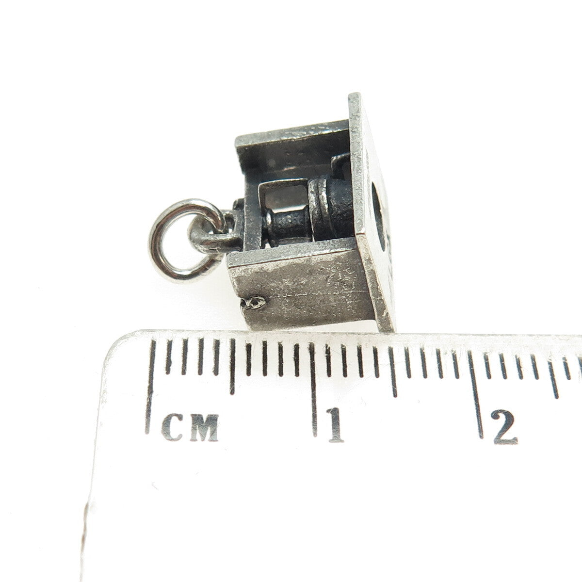 L.G. BALFOUR 925 Sterling Silver Vintage Stamp Maker 3D Charm Pendant