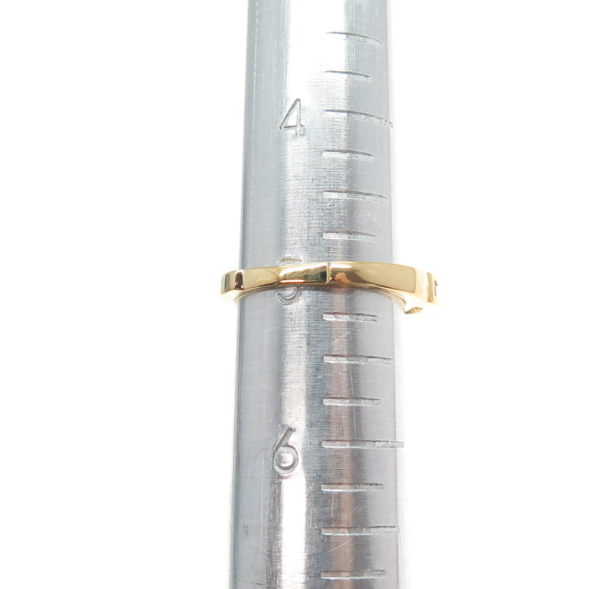 925 Sterling Silver Gold Plated Real Princess-Cut Emerald Stackable Ring Size 5