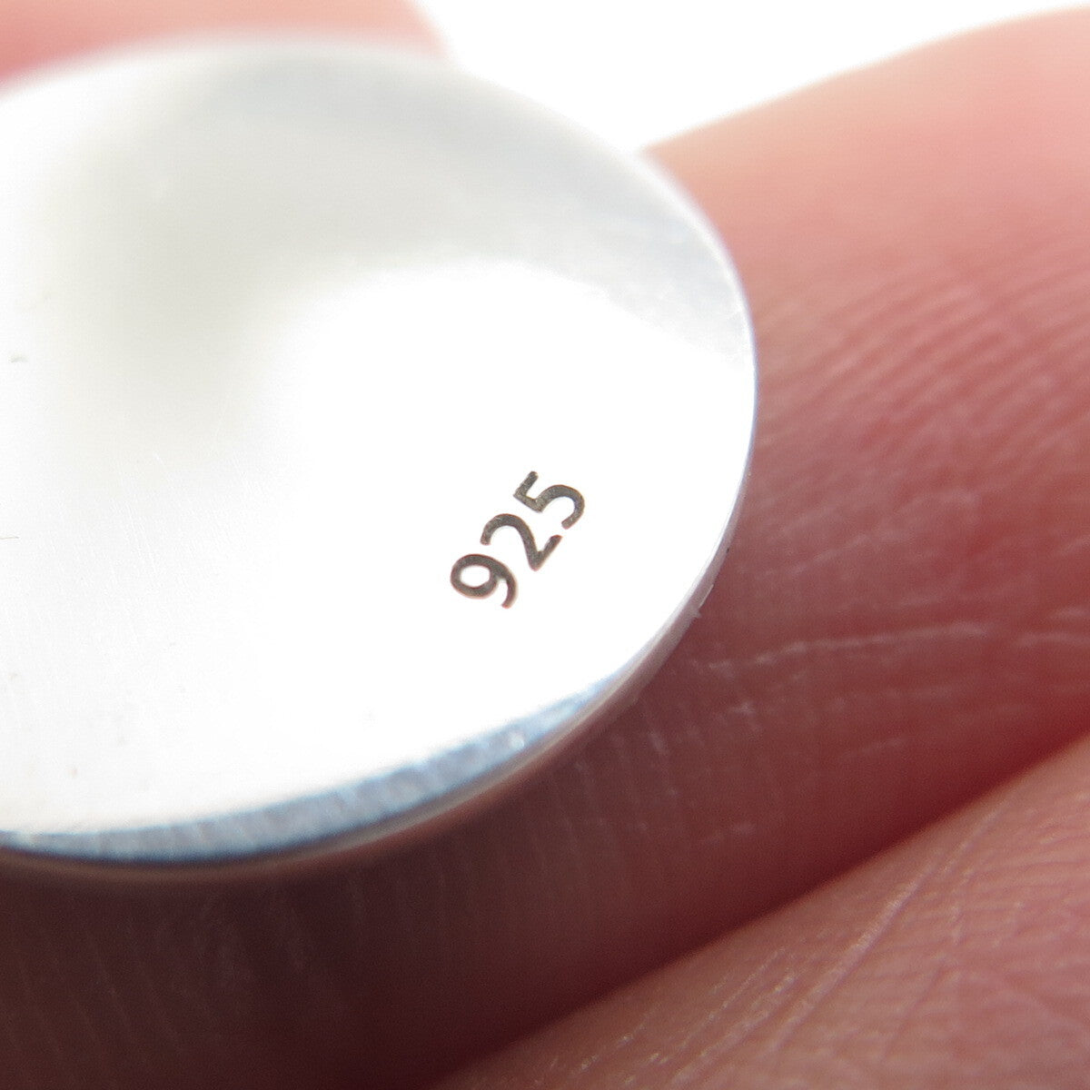 925 Sterling Silver Green Enamel Ice Cream Round Tag Minimalist Charm Pendant