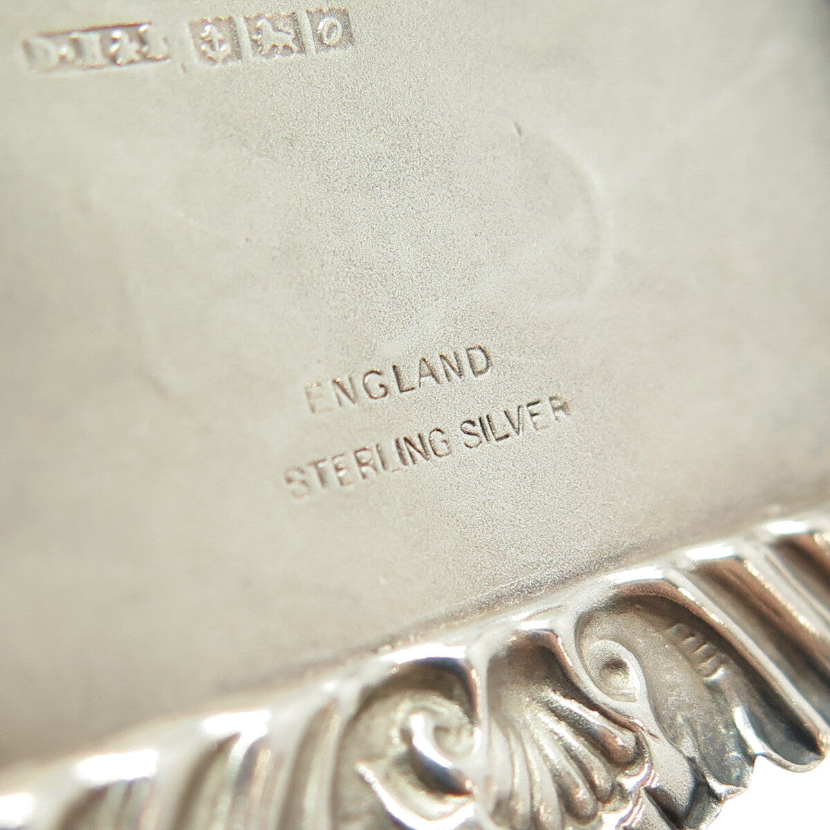 DAVID HOLLANDER & SON 925 Sterling Silver Vintage 1963 Birmingham Gin Bottle Tag