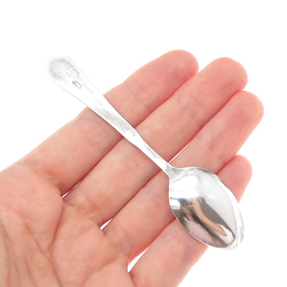 BREADNER CO 925 Sterling Silver Vintage Enamel Canada Niagara Falls Coffee Spoon