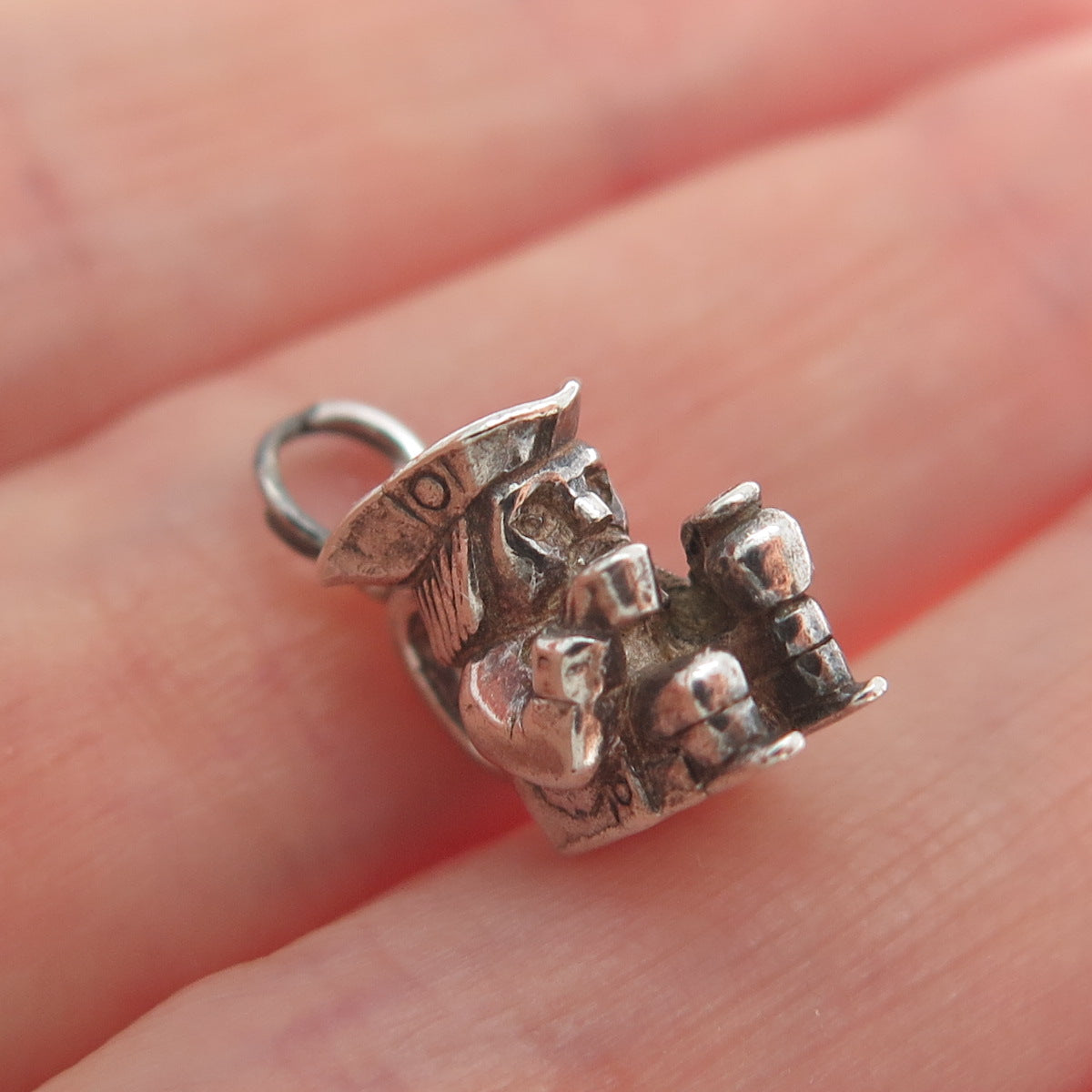 PAYTON PEPPER & SONS Sterling Silver Vintage 1959 Birmingham Pirate Mini Pendant