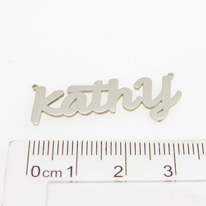 925 Sterling Silver "Kathy" Personalized Centerpiece Pendant