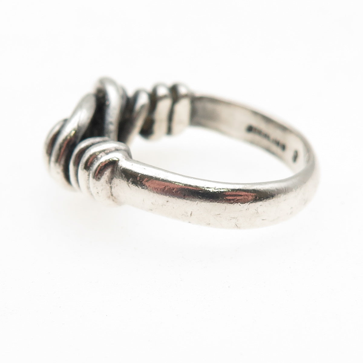 MMA Metropolitan Museum of Art 925 Sterling Silver Vintage Knot Ring Size 8.25