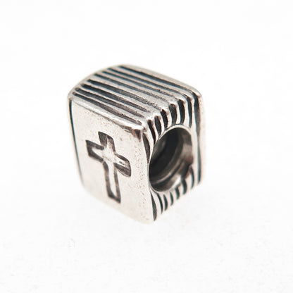 Pandora 925 Sterling Silver Bible Slide Bead Charm