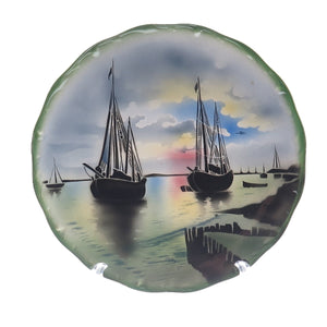 VILLEROY & BOCH Antique Porcelain Wallerfangen Collectable Cabinet Plate #2316