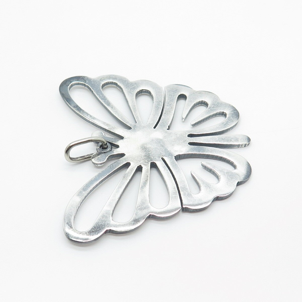 925 Sterling Silver Vintage Butterfly Pendant