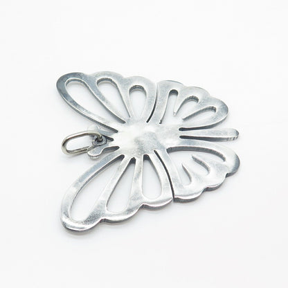 925 Sterling Silver Vintage Butterfly Pendant