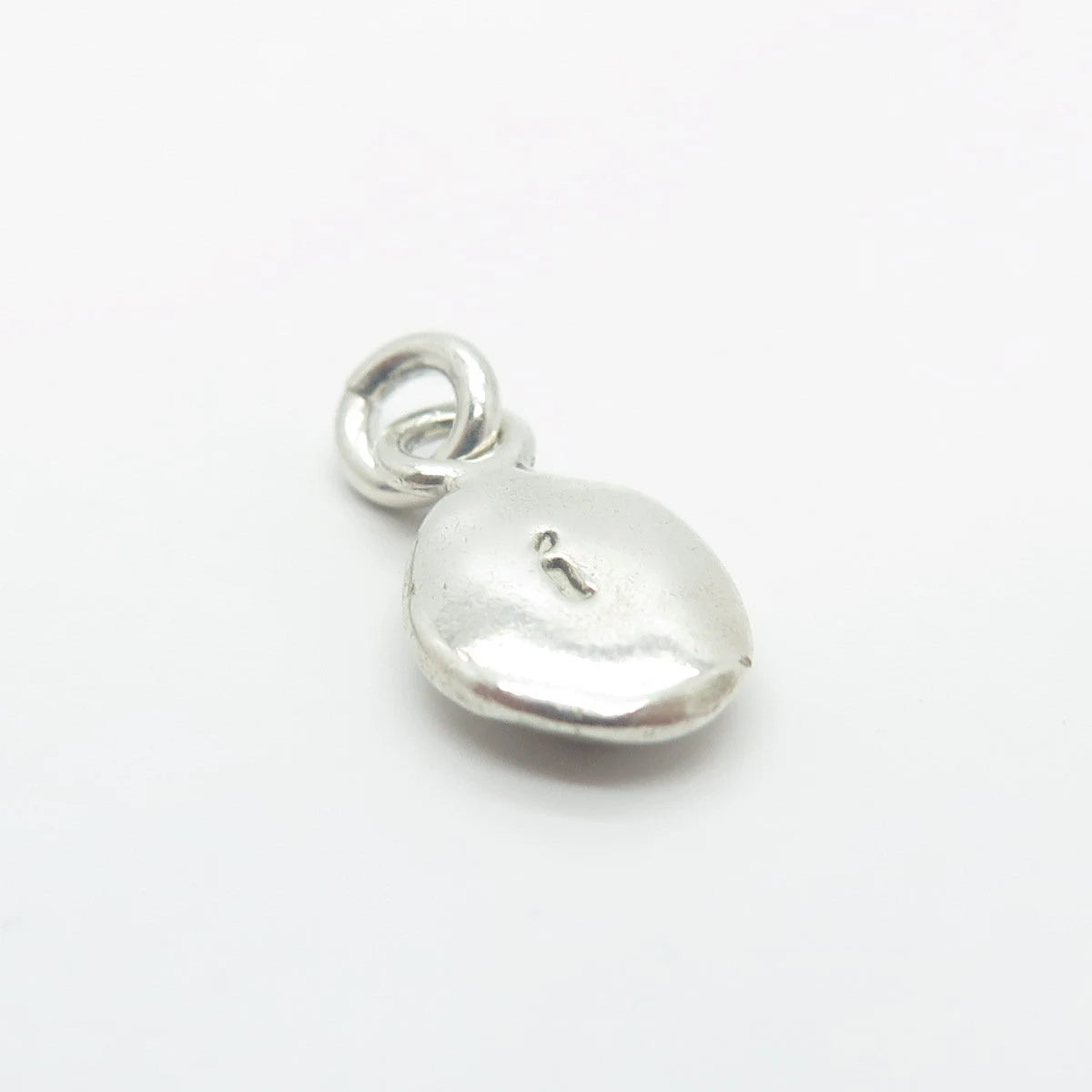 925 Sterling Silver Vintage "i" Seed Minimalist Pendant