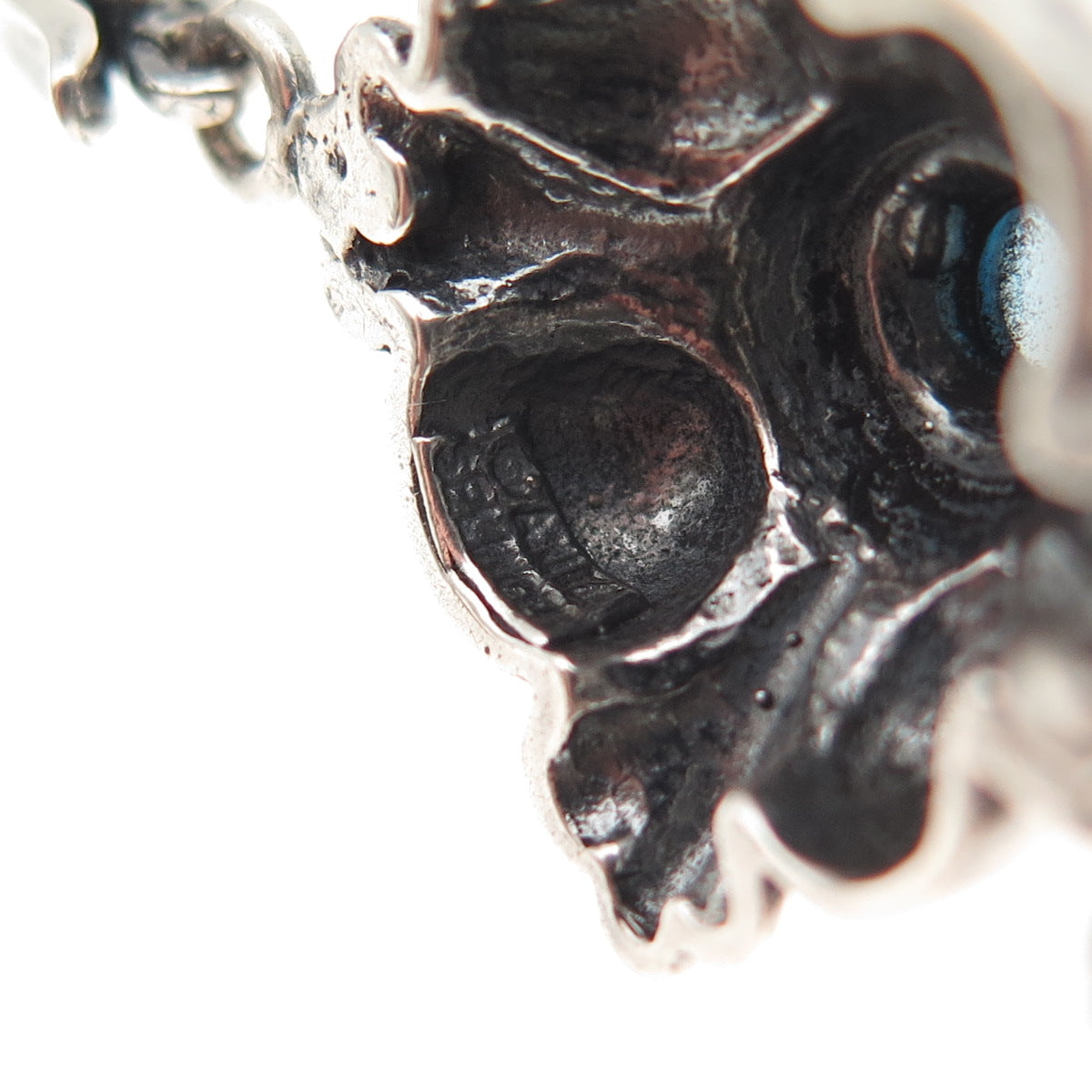 Anita Selinger Sterling Silver 14K Gold Vintage Real Pearl & Blue Topaz Pendant