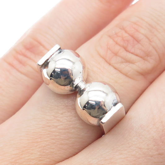 KUPITTAAN KULTA 925S Sterling Silver Vintage Finland Modernist Ring Size 5.25