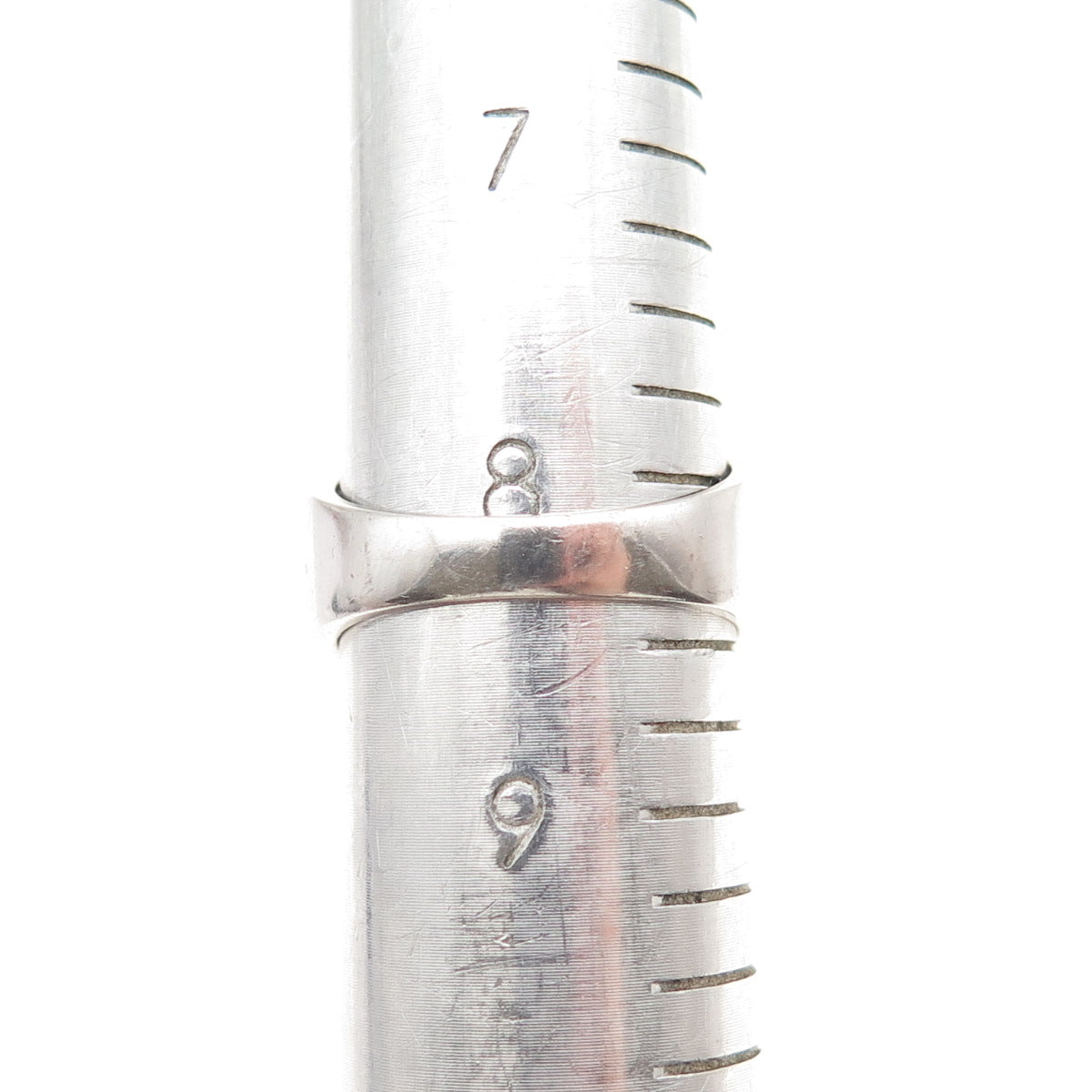 925 Sterling Silver Real Oval-Cut Iolite & Round-Cut White Topaz Ring Size 8.5