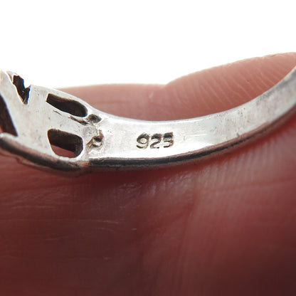 925 Sterling Silver Vintage "Love" Ring Size 8.25