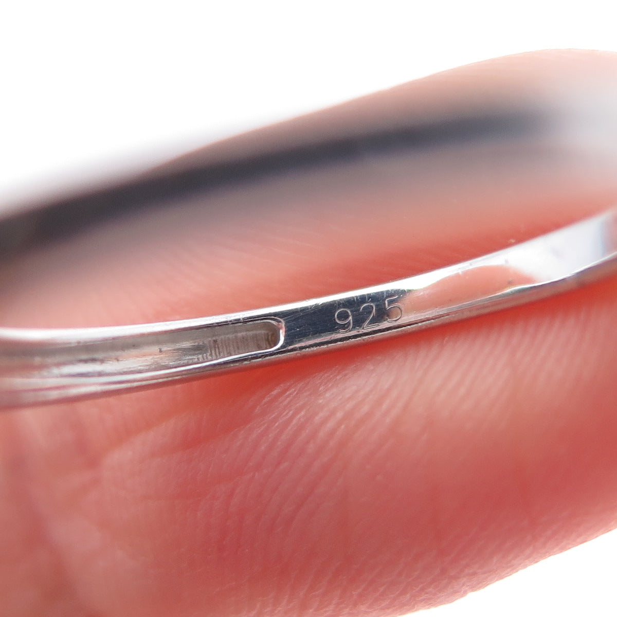 925 Sterling Silver Round-Cut C Z Half Eternity Band Ring Size 7.25