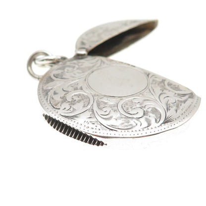 Arthur & John Zimmerman 925 Sterling Antique 1910 Birmingham Vesta Match Case