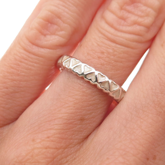 Pandora 925 Sterling Silver Enamel Abundance of Love Band Ring Size 6