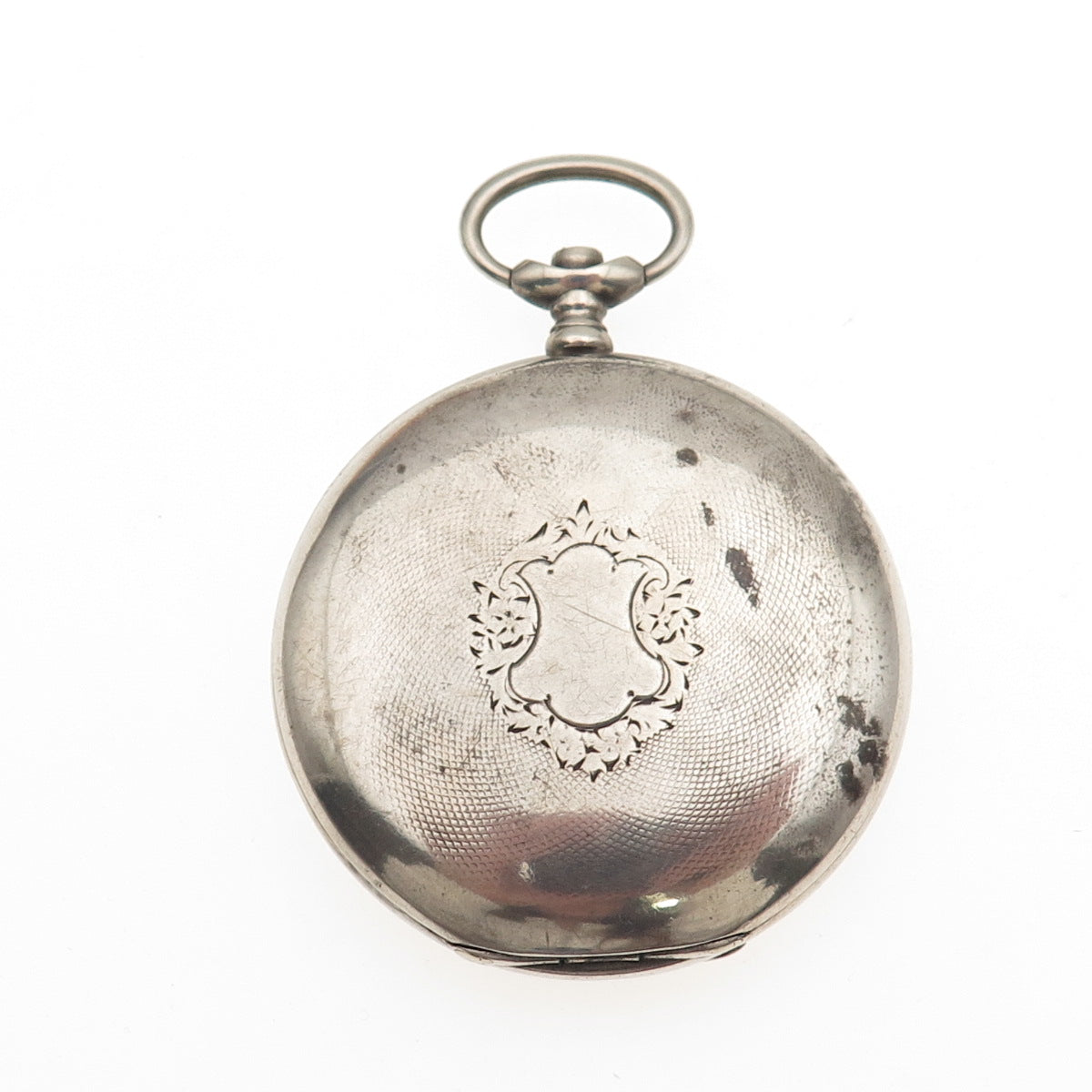 Longines 800 Silver Antique 1900s Grands Prix Pocket Watch (missing crown)