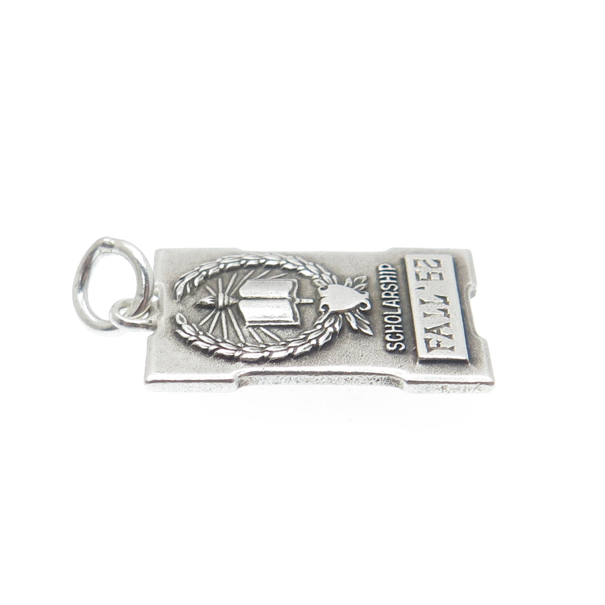 925 Sterling Silver Vintage Alpha Delta Pi Crest Scholarship Award Charm Pendant