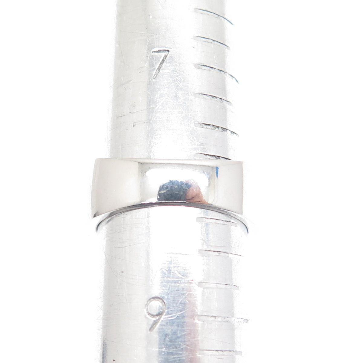 925 Sterling Silver Real Diamond Accent Ornate Ring Size 8.25