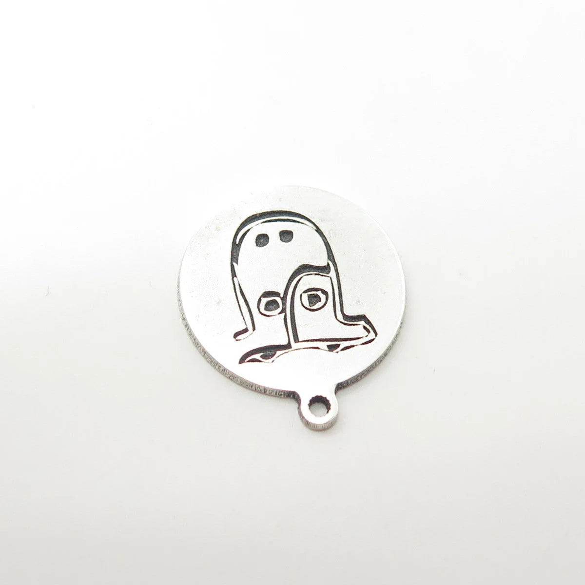 925 Sterling Silver USA Two In Town Cow Charm Pendant