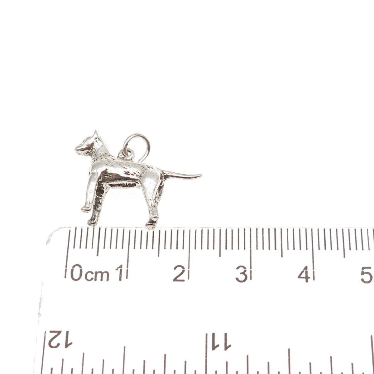 Maisels Indian 925 Sterling Silver Vintage Doberman 3D Mini Charm Pendant