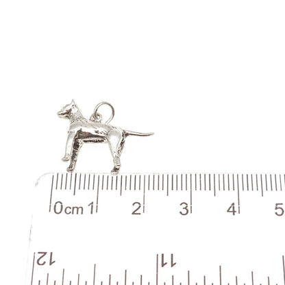 Maisels Indian 925 Sterling Silver Vintage Doberman 3D Mini Charm Pendant