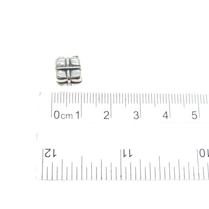 PANDORA 925 Sterling Silver Gift Box Slide Bead Charm