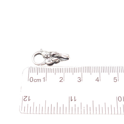 925 Sterling Silver Bowknot Bow Knot Lobster Clasp Bracelet Connector