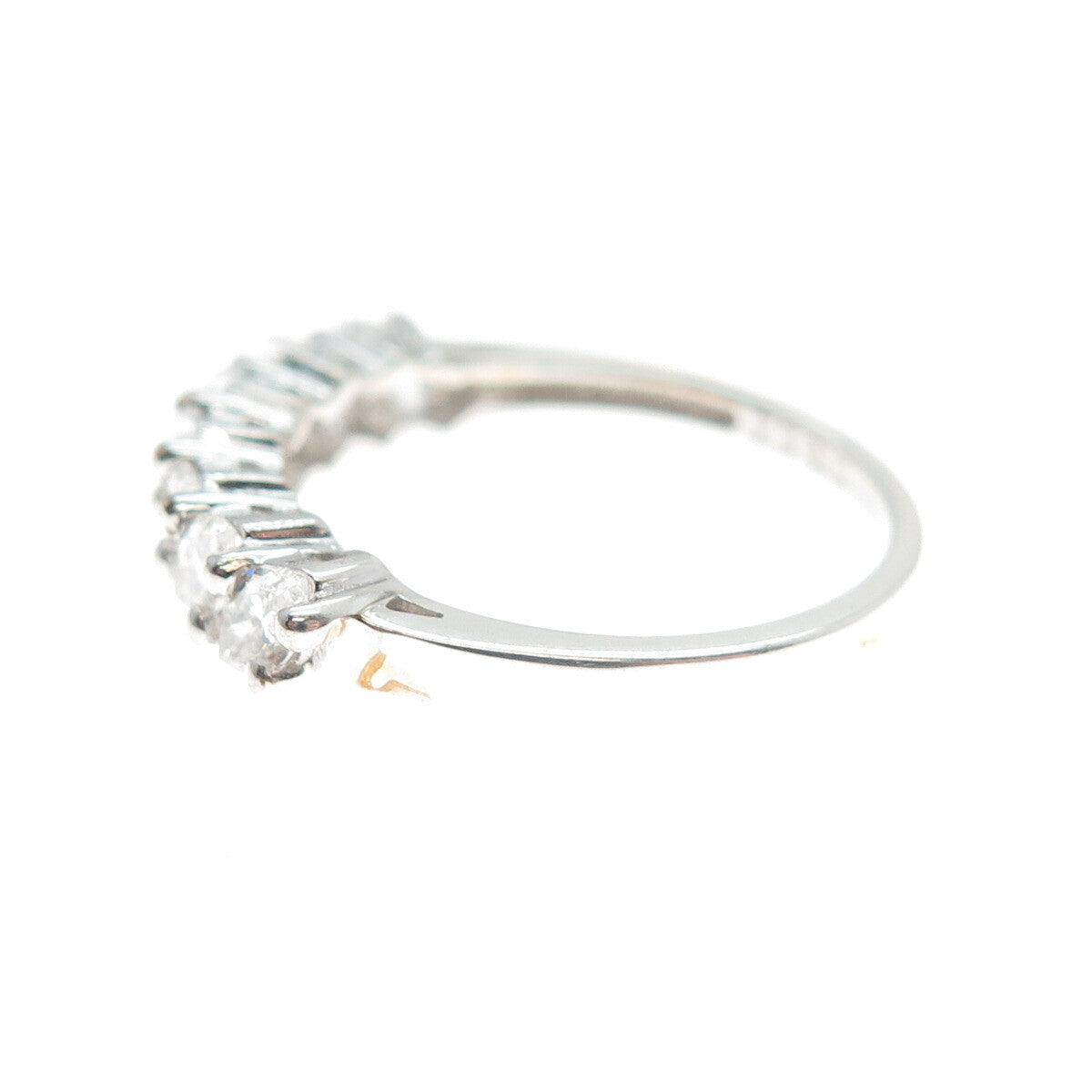 925 Sterling Silver Marquise-Cut C Z Ring Size 6.25