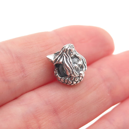 Pandora 925 Sterling Silver Mermaid Slide Bead Charm