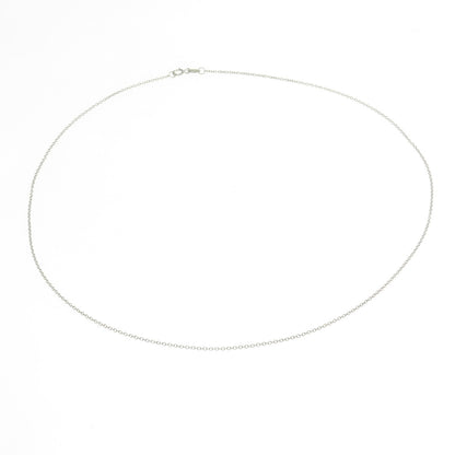 925 Sterling Silver Cable Chain Necklace 18"