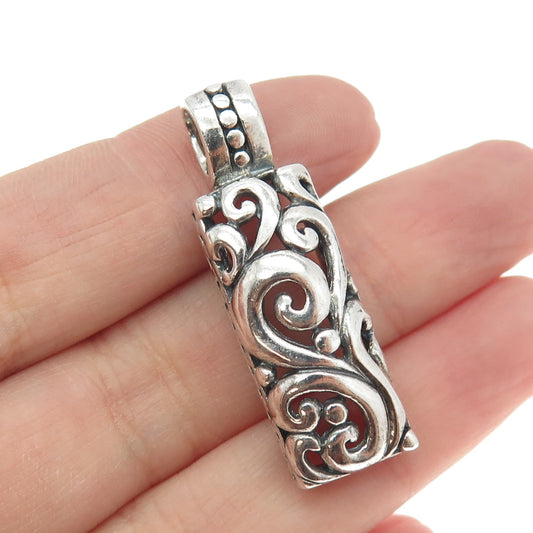 925 Sterling Silver Vintage Ornate Pendant