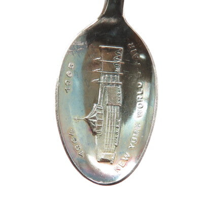 TH. MARTHINSEN 925 Sterling Silver Vintage Norway Vatican Pavilion Coffee Spoon