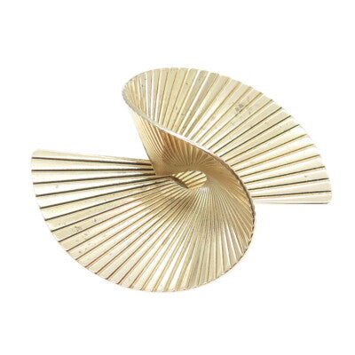 NAPIER 925 Sterling Silver Gold Plated Vintage Modernist Pin Brooch