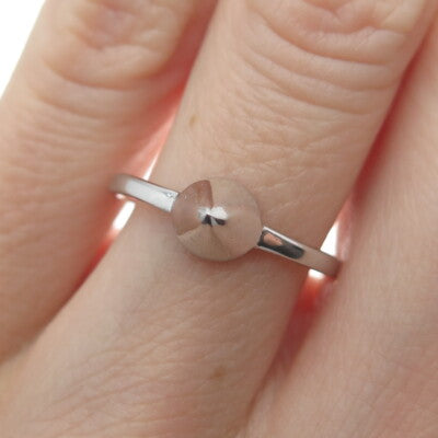 925 Sterling Silver Cone / Arrowhead Ring Size 7.25