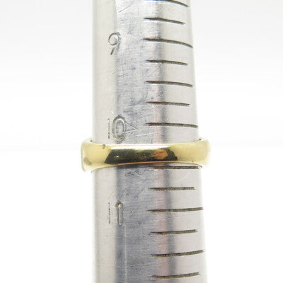 925 Sterling Silver Gold Plated Round-Cut Shaped C Z Ring Size 10.5